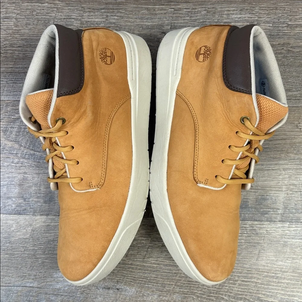 TIMBERLAND Baskets Seneca Bay Chukka A5S4Z Wheat Nubuck Size 10.5
